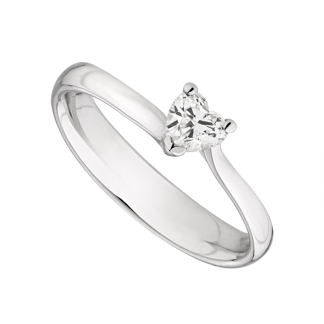World Diamond Group solitaire ring heart valentino cent. 0.20 ASC002DI2-19008110083