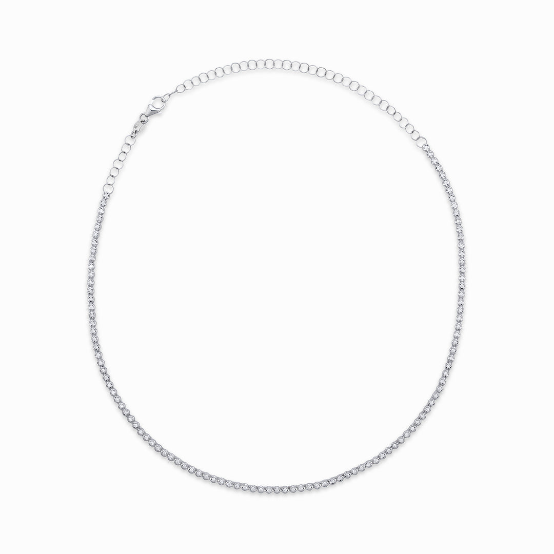 Golay multistone choker "choker" rund støbt. 1,00 ct GMPF005DI107-26043110222