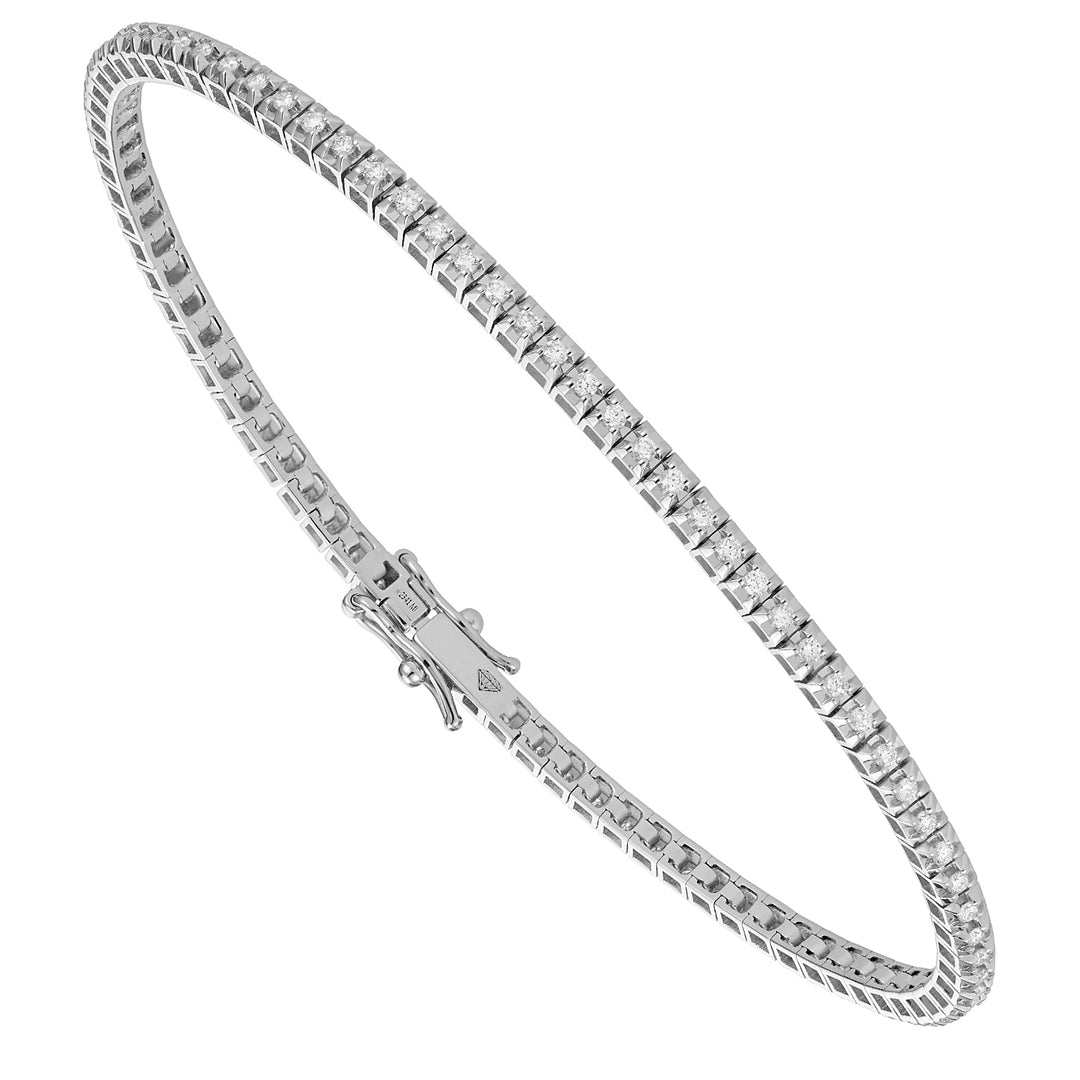 Golay firkantet tennisarmbånd BTQ060DIB-20289110023