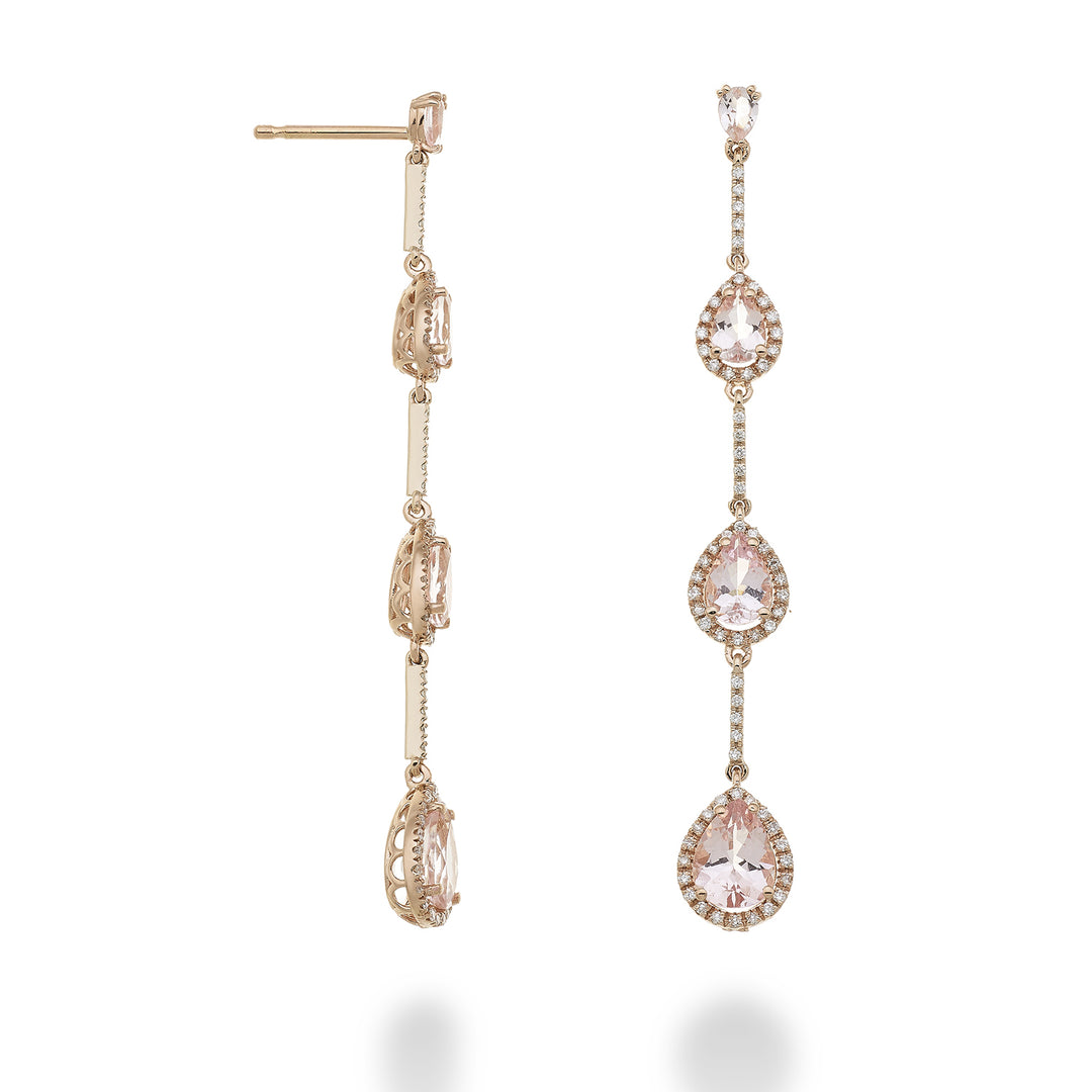 Golay morganite earrings with contour drops and bars by OCLC206DMOP68-23065110061