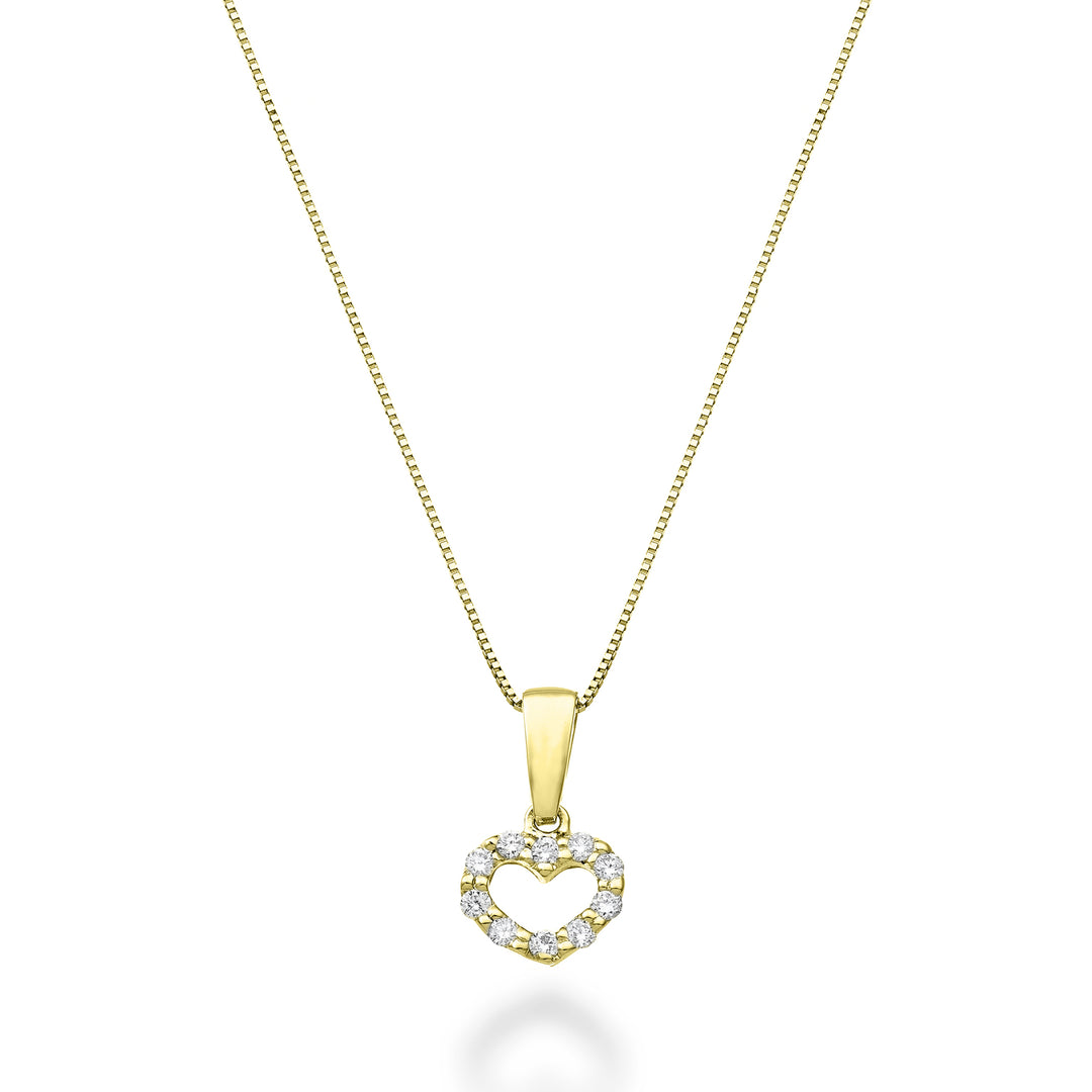 Nihama cl 18k ct.0.08 gult guld ND5169O1BR008