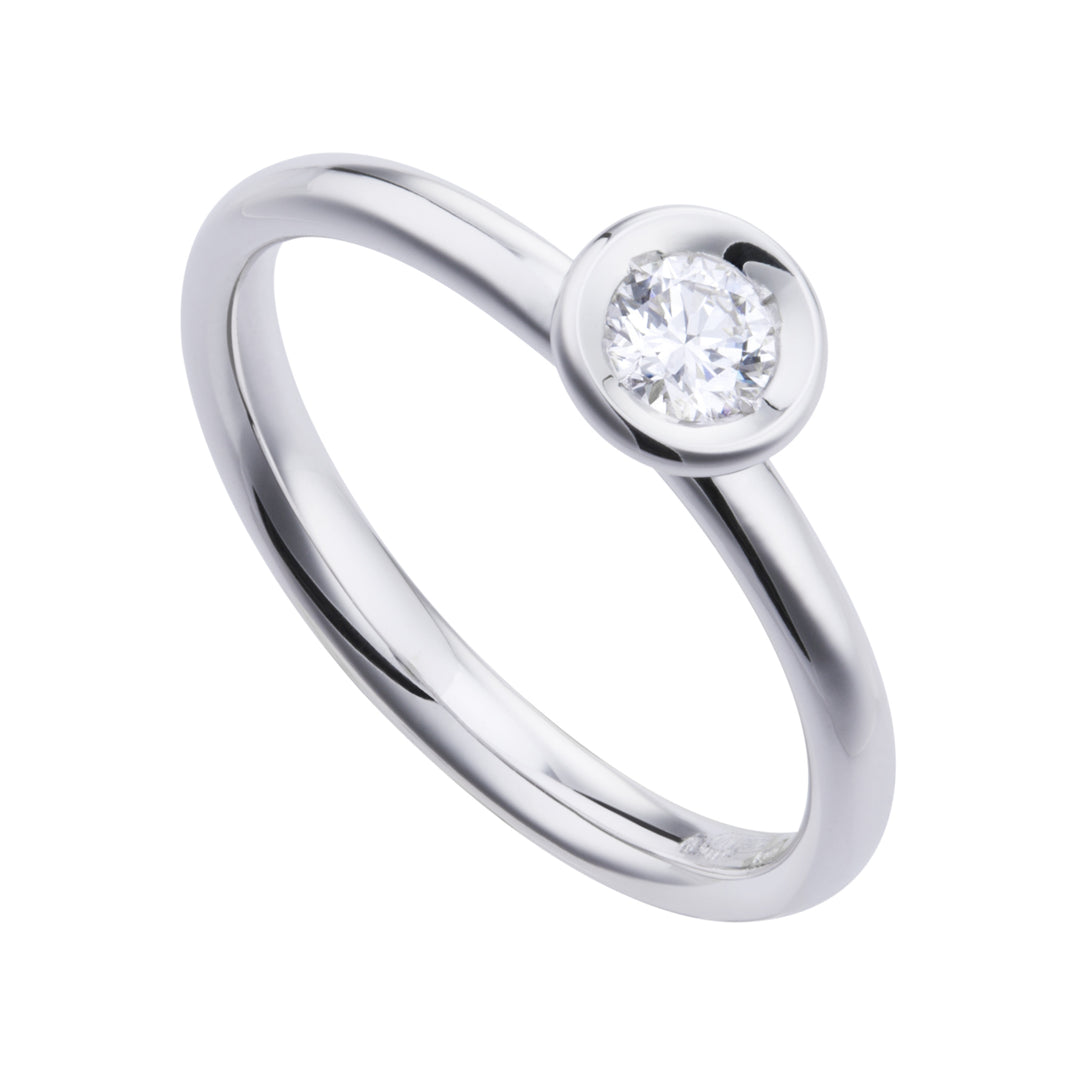 World Diamond Group round light point ring AGIT003-20142110018