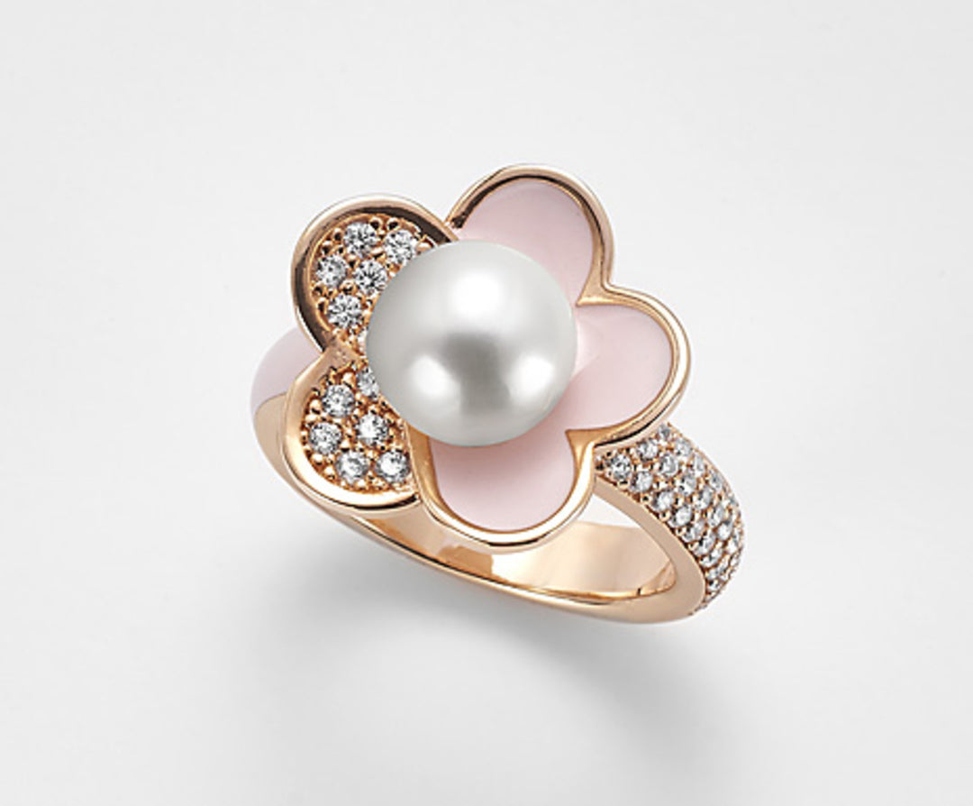 Mikiko an ag925 fw bot 8,5/9 gem swarovski rosa emalj MA7156A3ROSA000