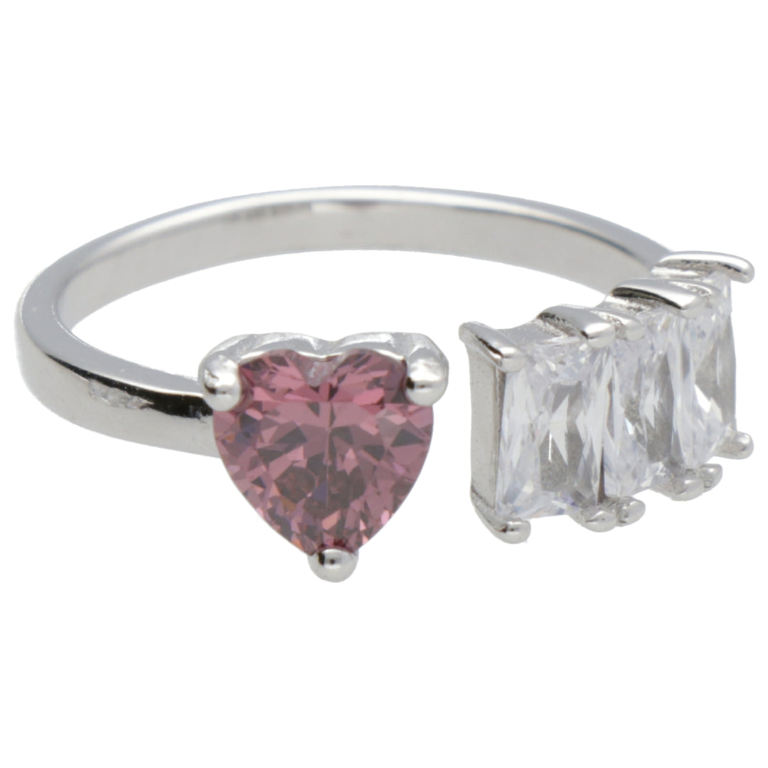 Nihama an ag925 gem swarovski vit och rosa NA7196A4ROSA000