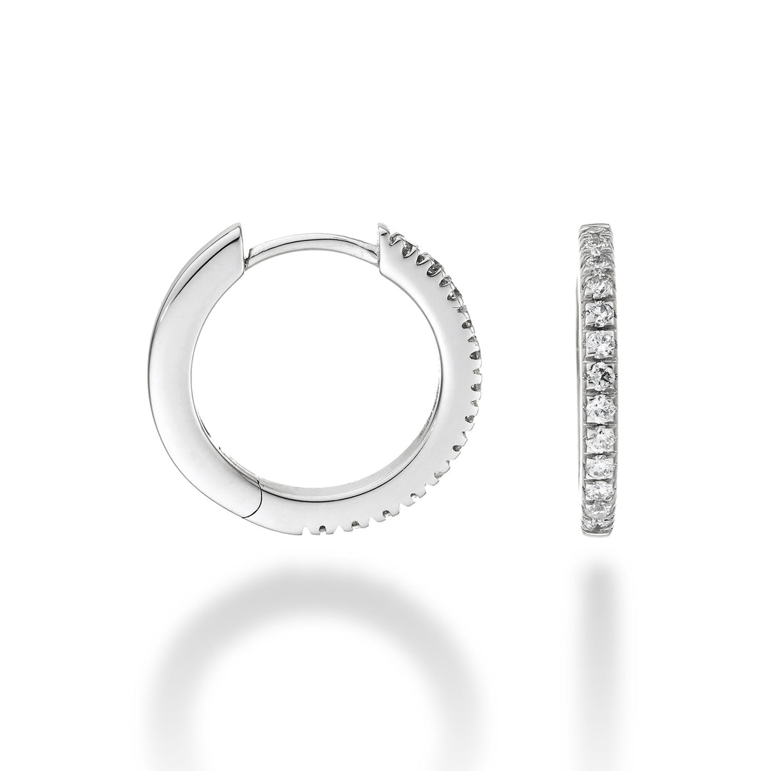 Nihama oder 18 Kt. 0,26 Weißgold, Größe 4, Durchm. Ost. 15 mm NO5078O4BR026-4