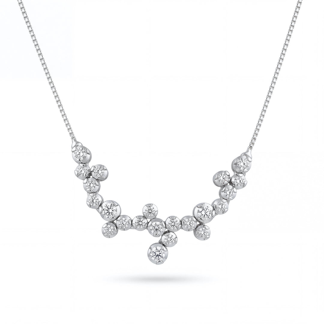 Golay kaos multistone hänge halsband med diamanter GMP878D-26134110154