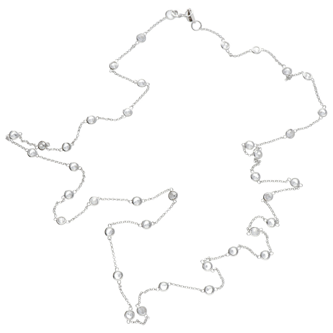 Mikiko cl ag925 gem swarovski weiß 90 cm MD7584A4BIANCO0