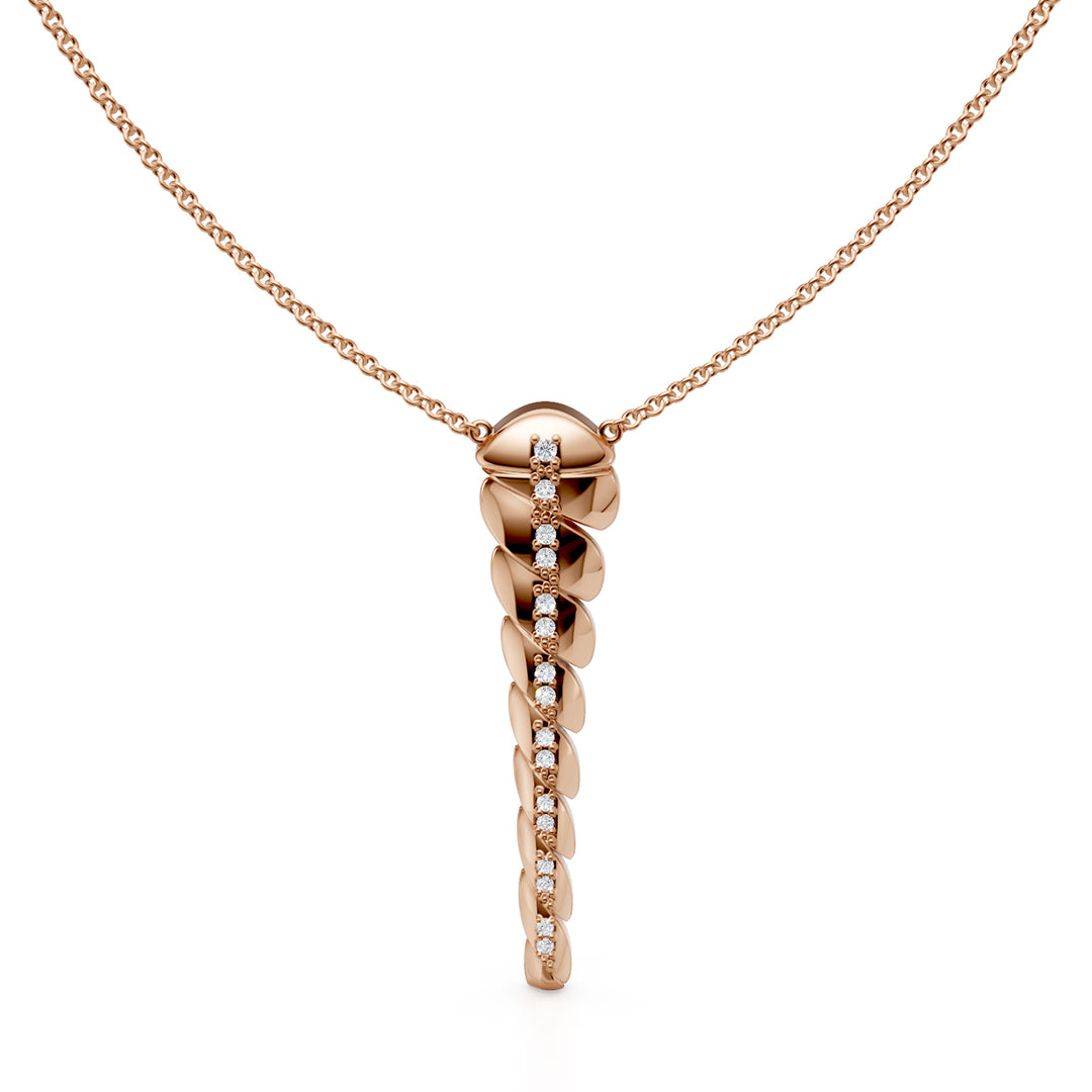 Golay-Halskette mit kurzem Swing-Anhänger 1-reihig Roségold GD004DI1R-24085110061