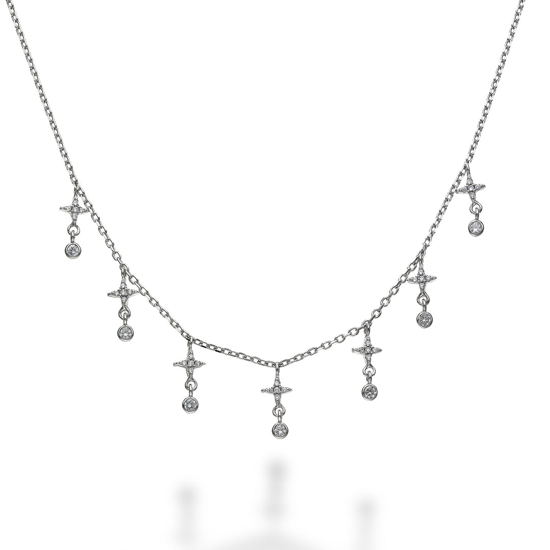 Mikiko cl ag925 weiße Swarovski-Edelsteine MD7563A4BIANCO0
