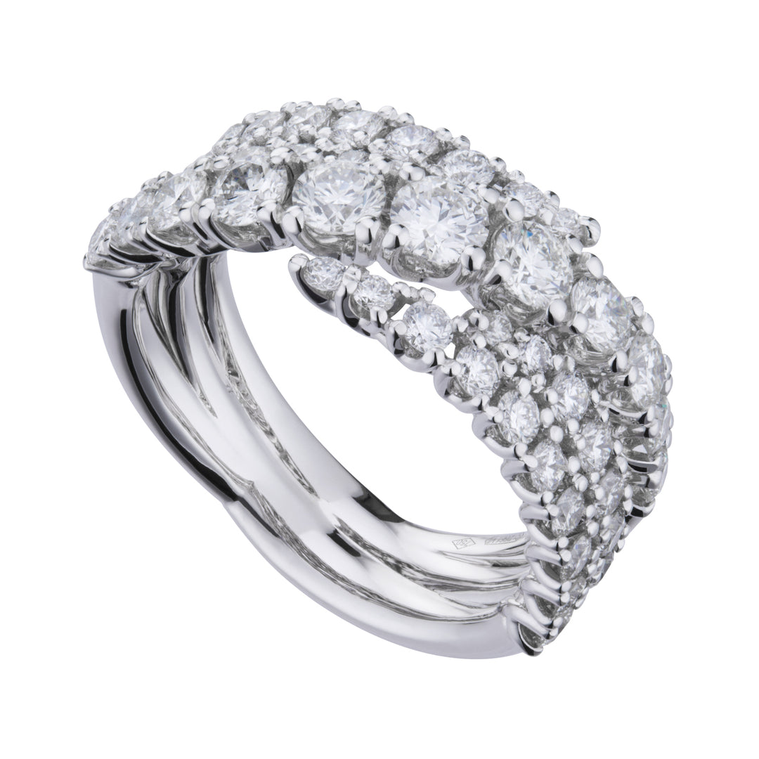 Golay multi-rad grace ring med diamanter ABTRE2304DI-25302110173