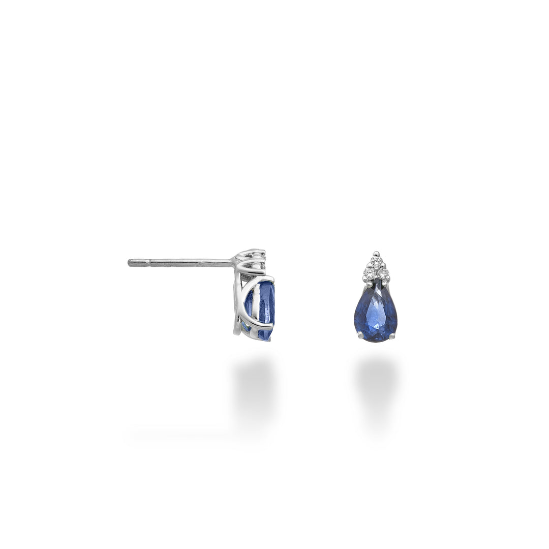 Nihama eller 9k safir drop 6x4 och tre diamanter NO5173R4ZFD