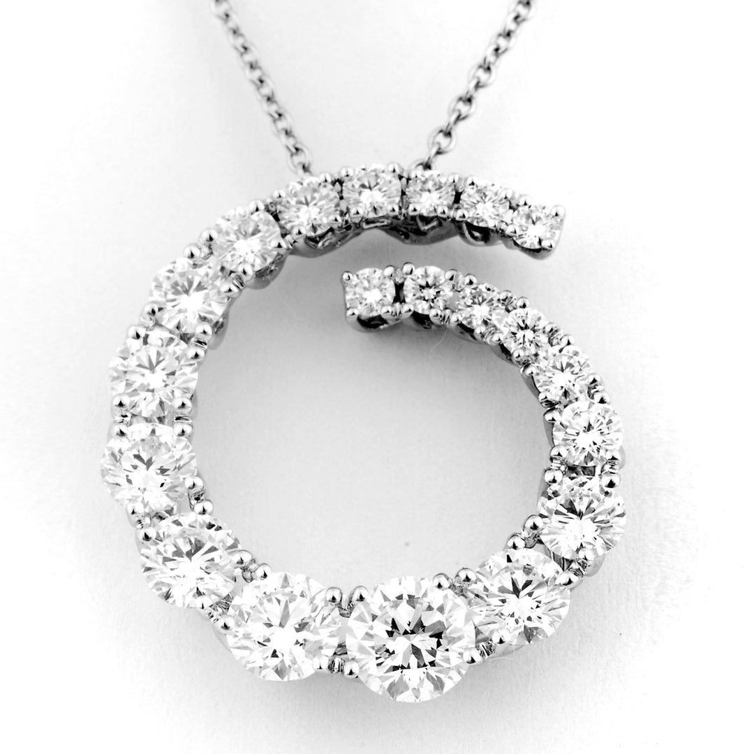 Golay halsband grace spiral infälld och centrerad 0,30 ct GAB1622-22138110048