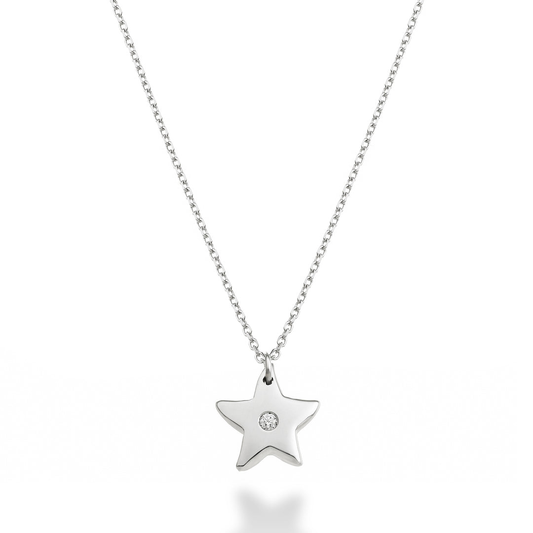 Mikiko cl 18k Seestern 0,01 ct Weißgold MD5138O4BR001