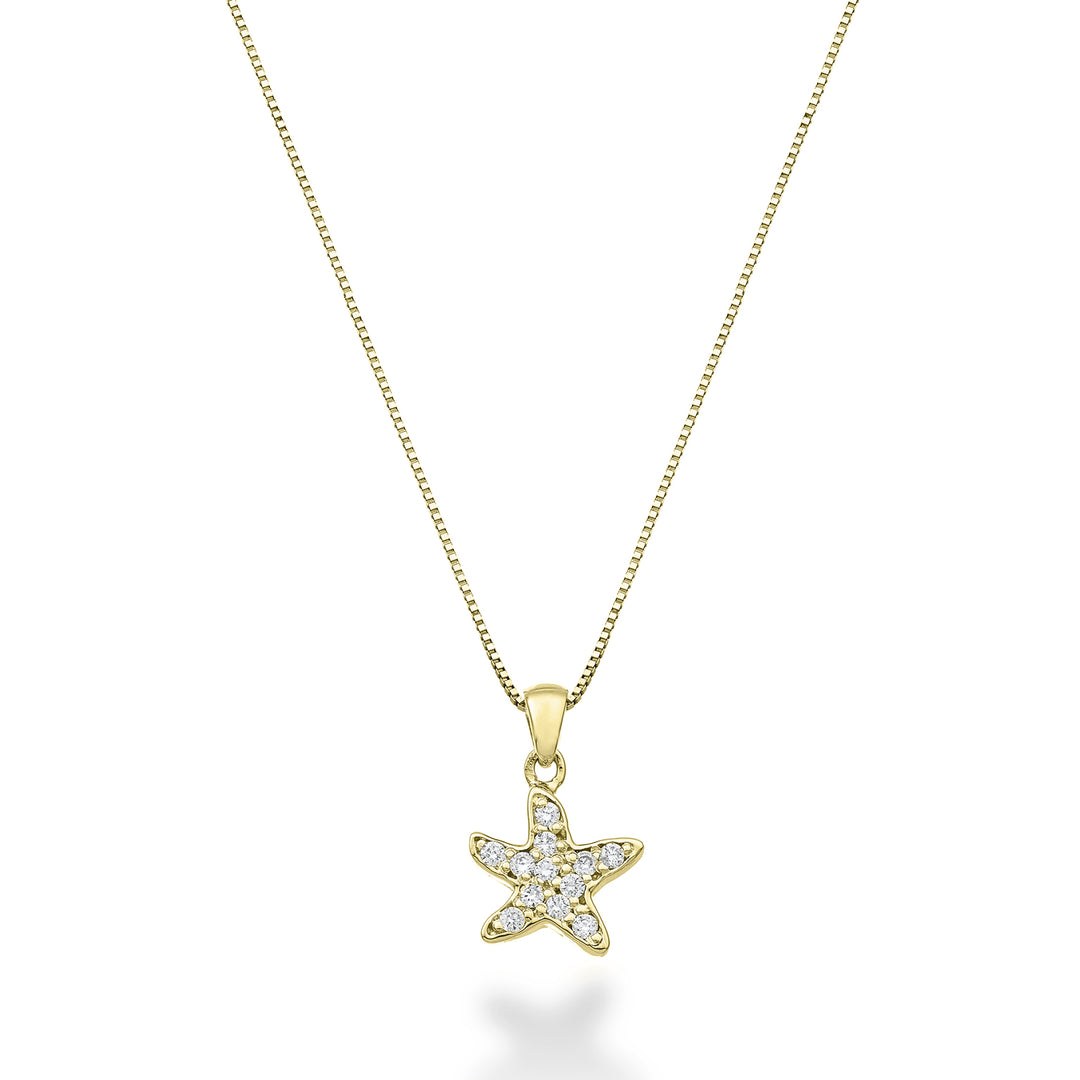 Mikiko cl 18k star 0.05 ct yellow gold MD5166O1BR005