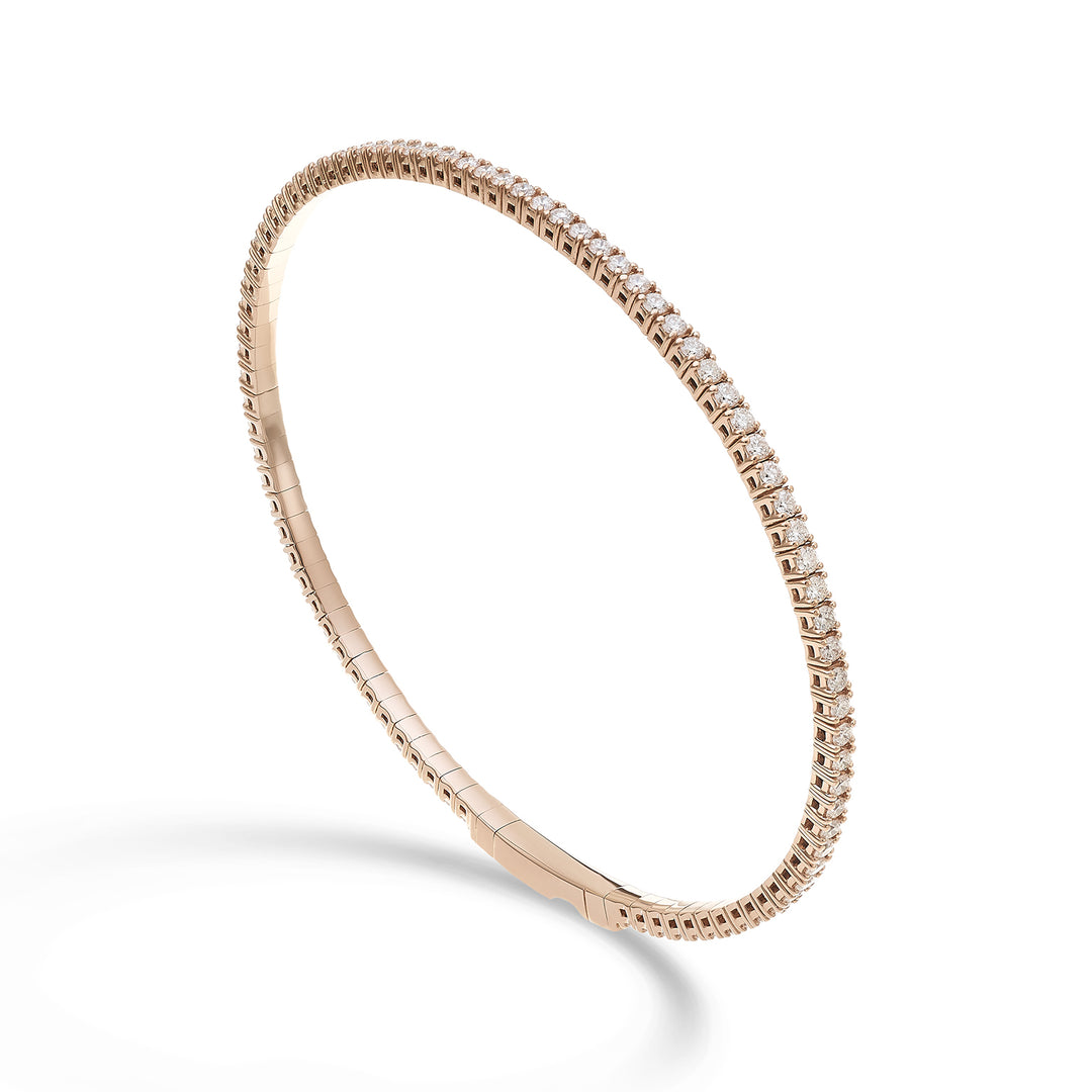 Golay br 18k tennis flex diam. 1.57 ct rose gold 17 cm GBFLEX002DIO3