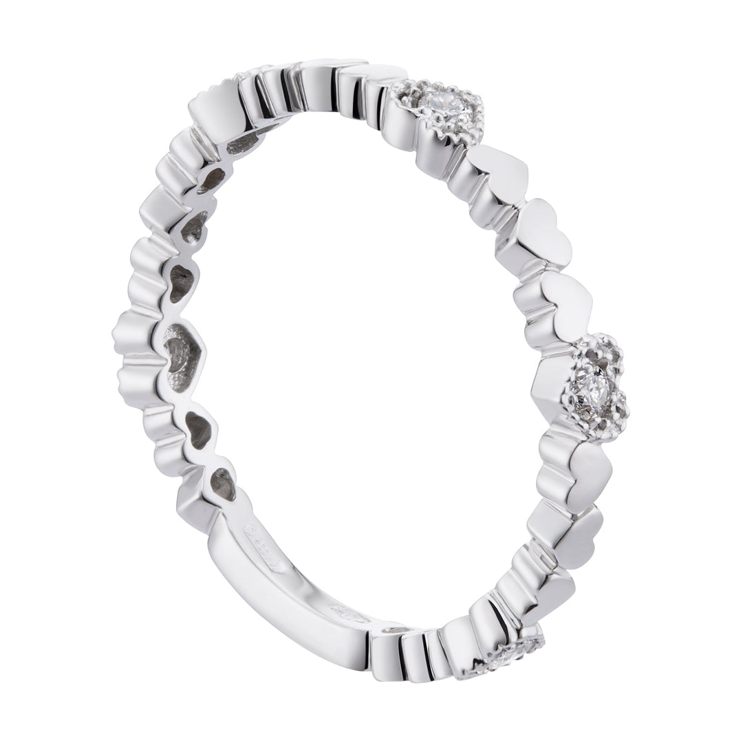 Golay Eternity-Ring mit Herzen und Stab AET027BDI3-19025110044