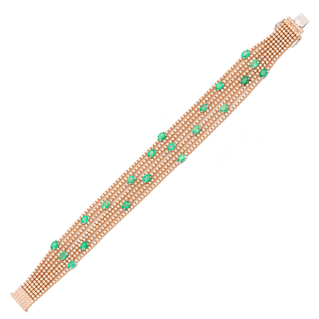 Golay 7-rads fyrkantigt tennisarmband BRDMBTL07-14016110080