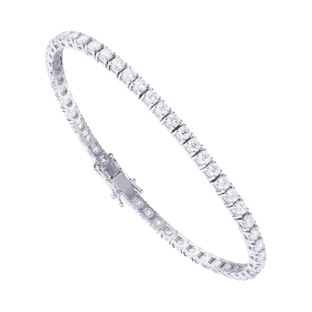 World Diamond Group Draht-Tennisarmband 10,00 ct BTF001DI25-22299110001