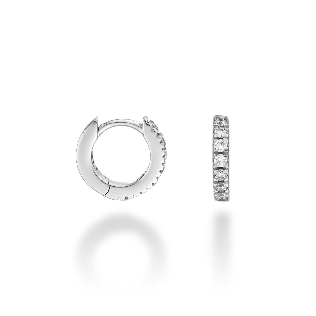 Nihama oder 18 Kt. 0,23 Weißgold, Größe 1, Durchm. Ost. 10 mm NO5079O4BR023-1