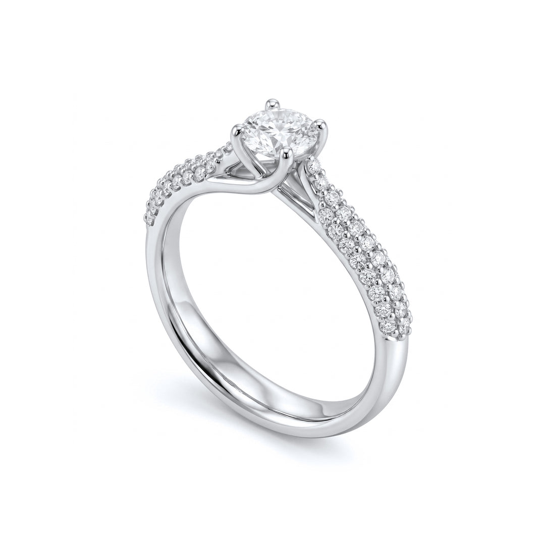 Golay solitaire ring jubilæum nåde cen.0,50 ABTRE864D050-26105110176