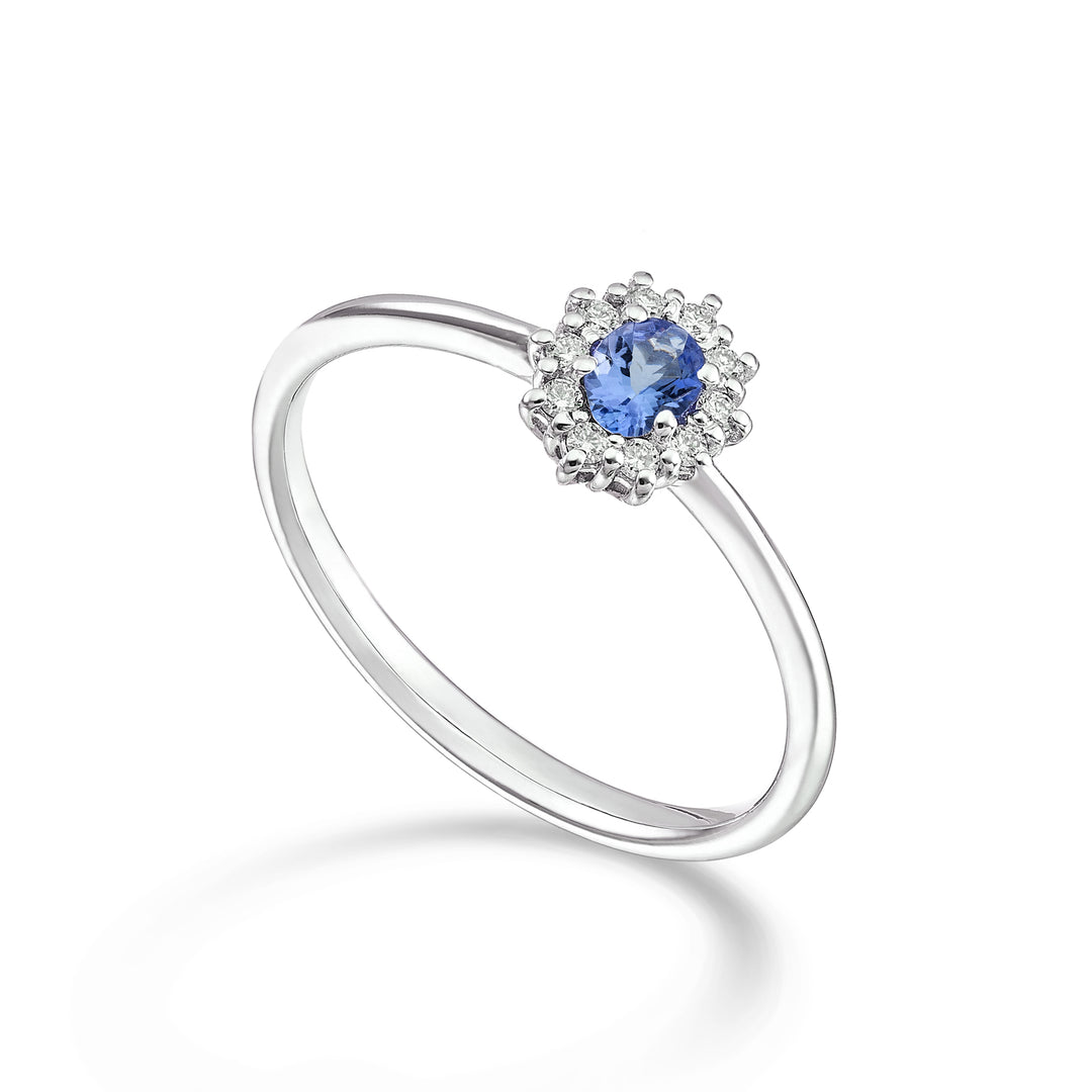 Nihama, ein 9k ovaler Tansanit 4x3 ct.0,14 Durchm. 0,08 ct NA5166R4TZN