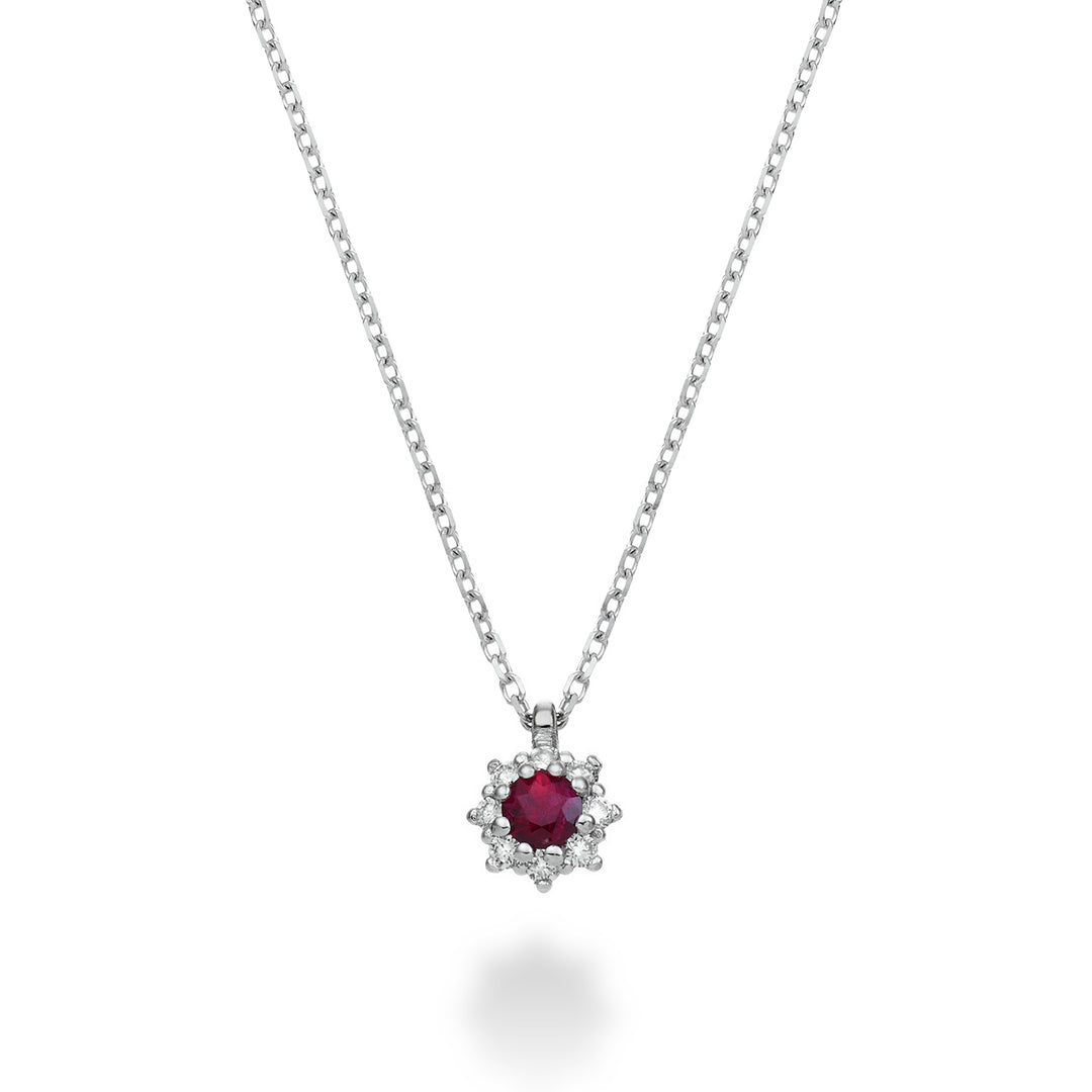 Nihama cl 18k ruby ​​n. ct.0,08 diam. 0,04 ct storlek 1 ND5084O4RBN008