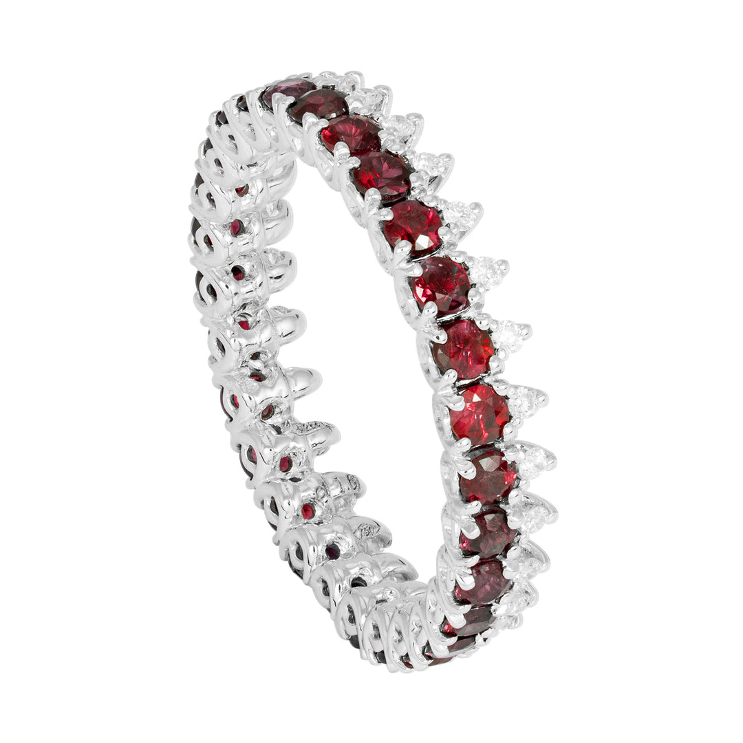 Golay diamond and ruby finger ring ADG015RUDI-18302110008