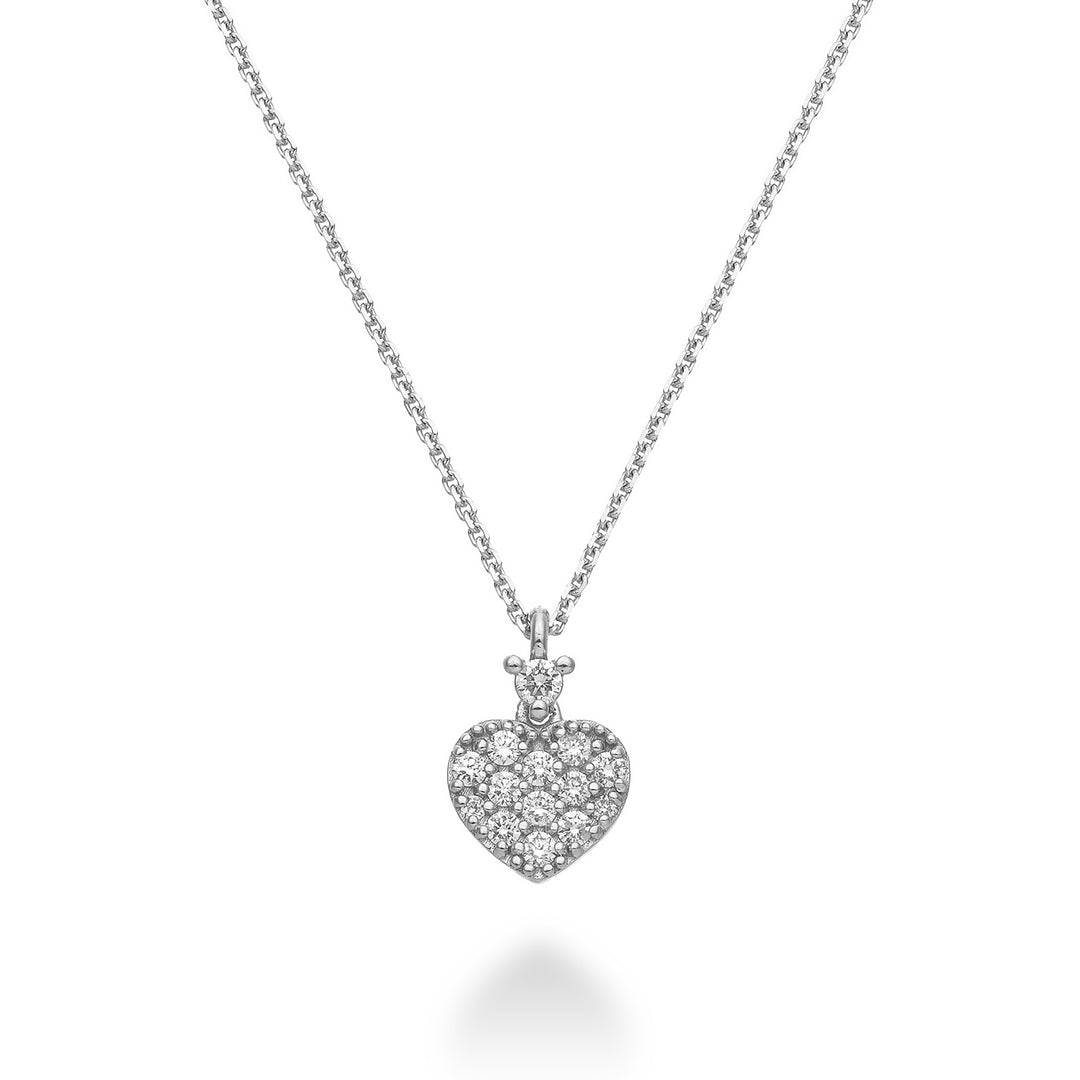 Golay cl 18k 0,15 ct flaches Herz Größe 1 Weißgold Katze. weiß GD5087O4BR015-1
