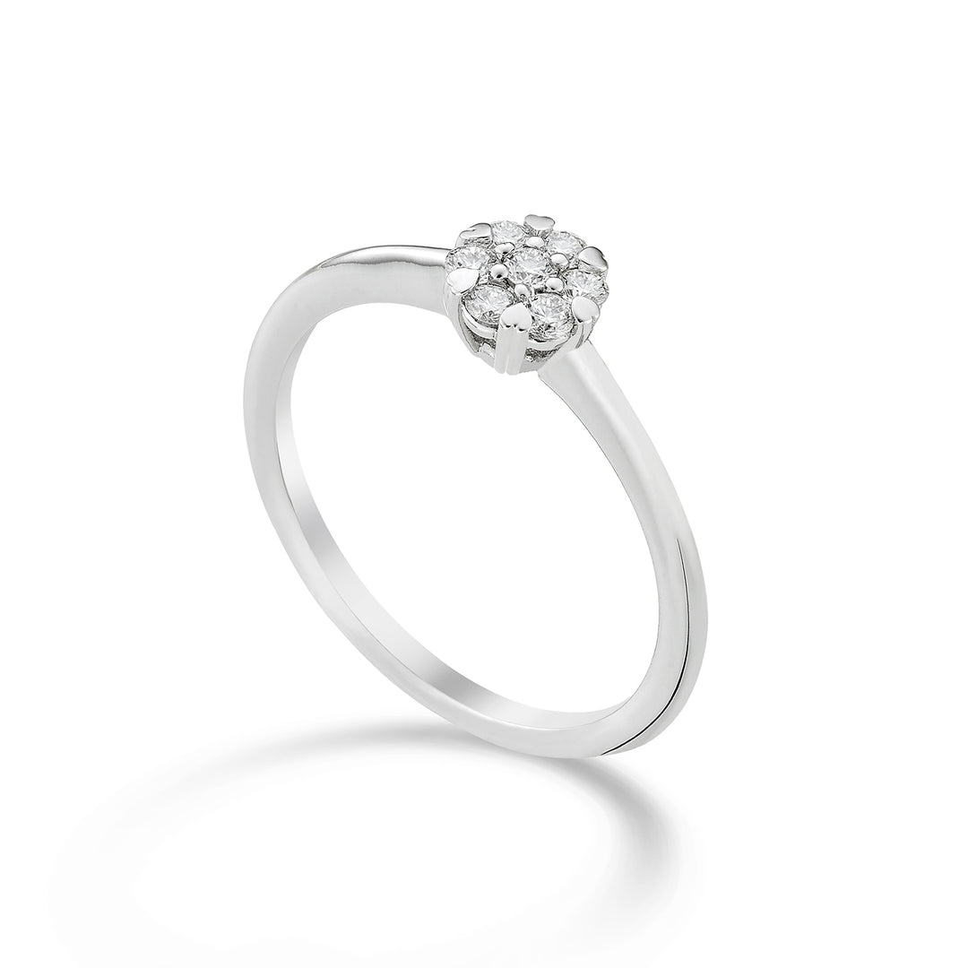 World Diamond Group multi-stone ring 7 stones total ct. 0.28 AM001D030-23009110036