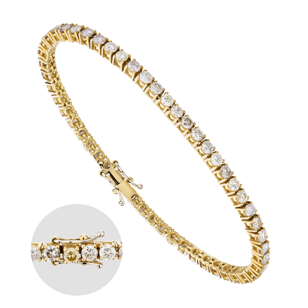 Golay fyrkantigt tennisarmband BRDM50090-14017110005
