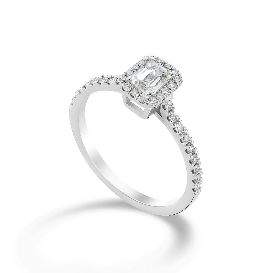 Golay diamantring okt 5x4 kontur och infällt skaft ACLCEM001D40-22329110006
