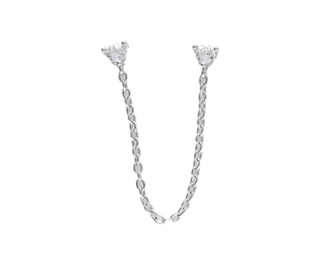 Mikiko Mono oder AG925 Edelstein weißer Swarovski MO7621A4BIANCO0