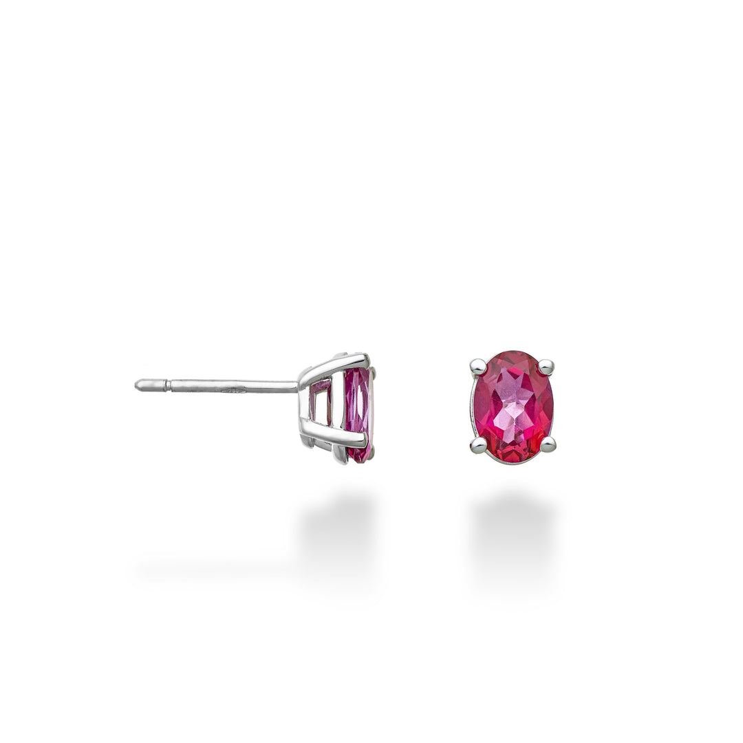 Nihama oder 18 Karat ovaler rosa Topas 7x5 ct.1,60 NO5121O4TPPK