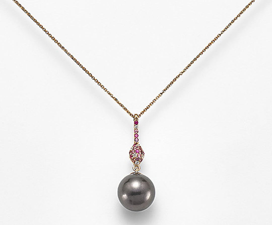 Mikiko cl 18k sspb 11/12 ct.0.06 rubiner 0.071 ct turmalin till 0.07 ct rhodolit 0.09 ct MD0986O3SANE110