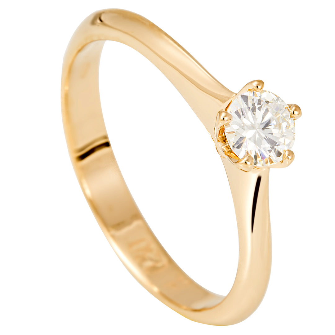 World Diamond Group 5-point solitaire yellow gold ASL012GWDI-17010110062