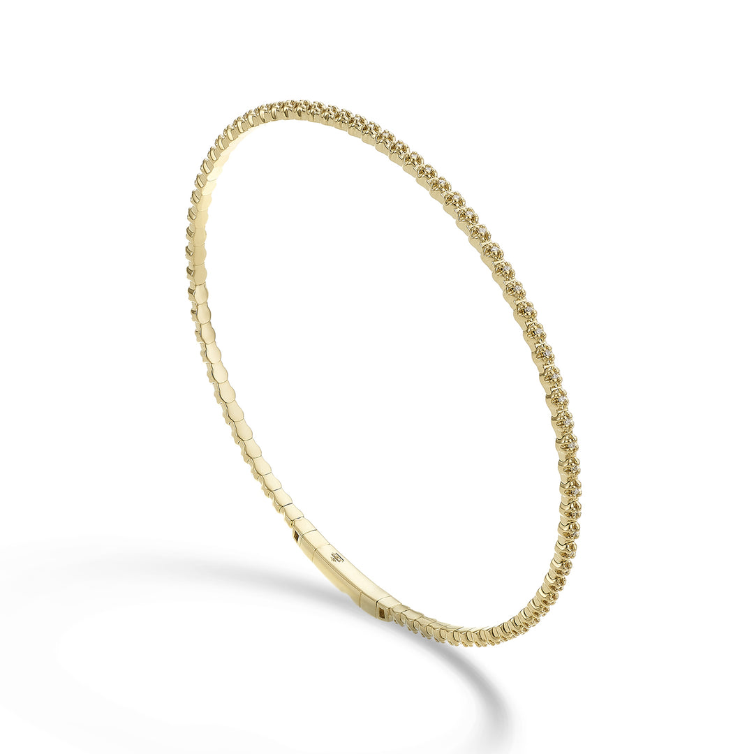 Golay br 18k tennis flex diam. 0,18 ct gult guld 17 cm GBFLEX006DIO1