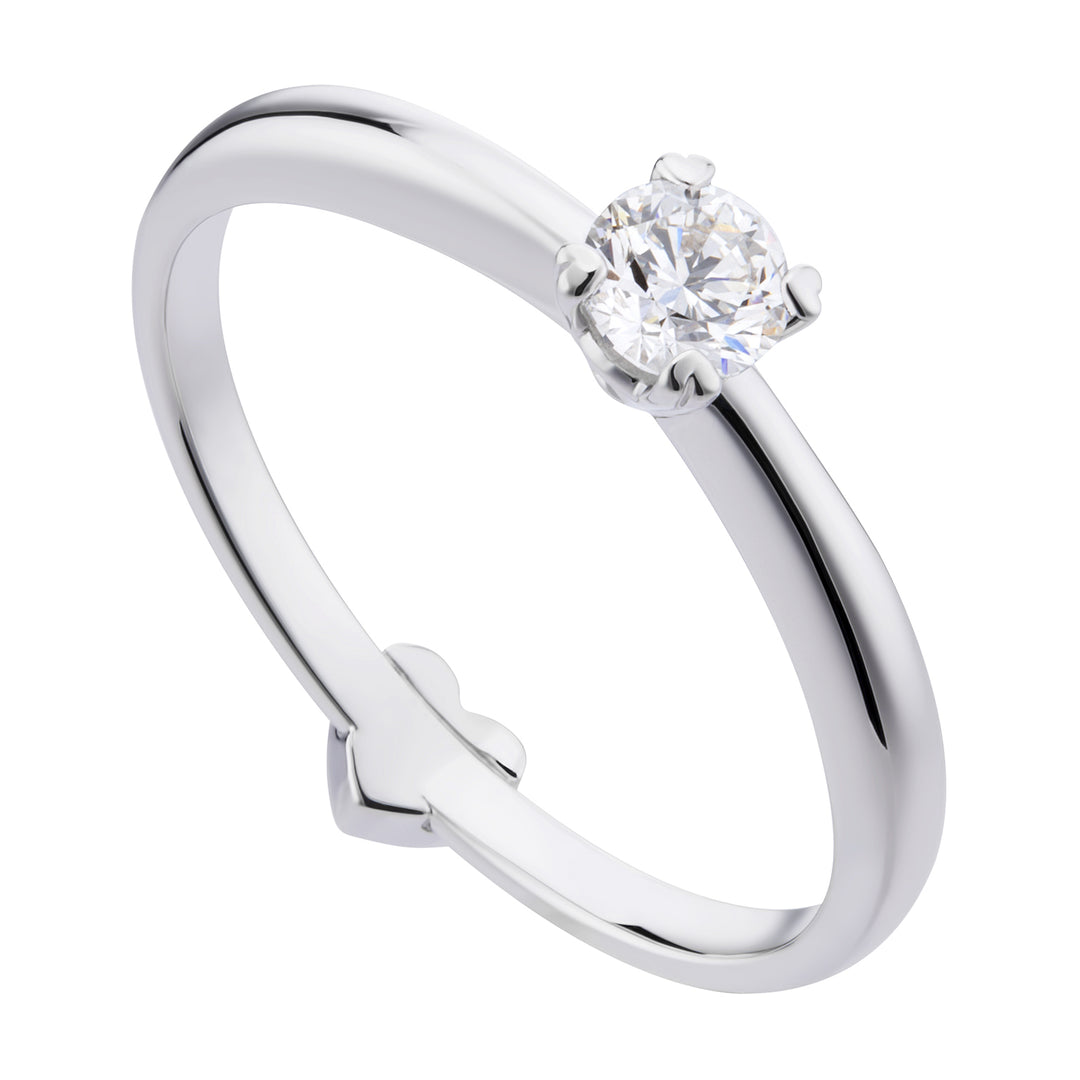 World Diamond Group solitaire with heart ASL031DI-18212110038