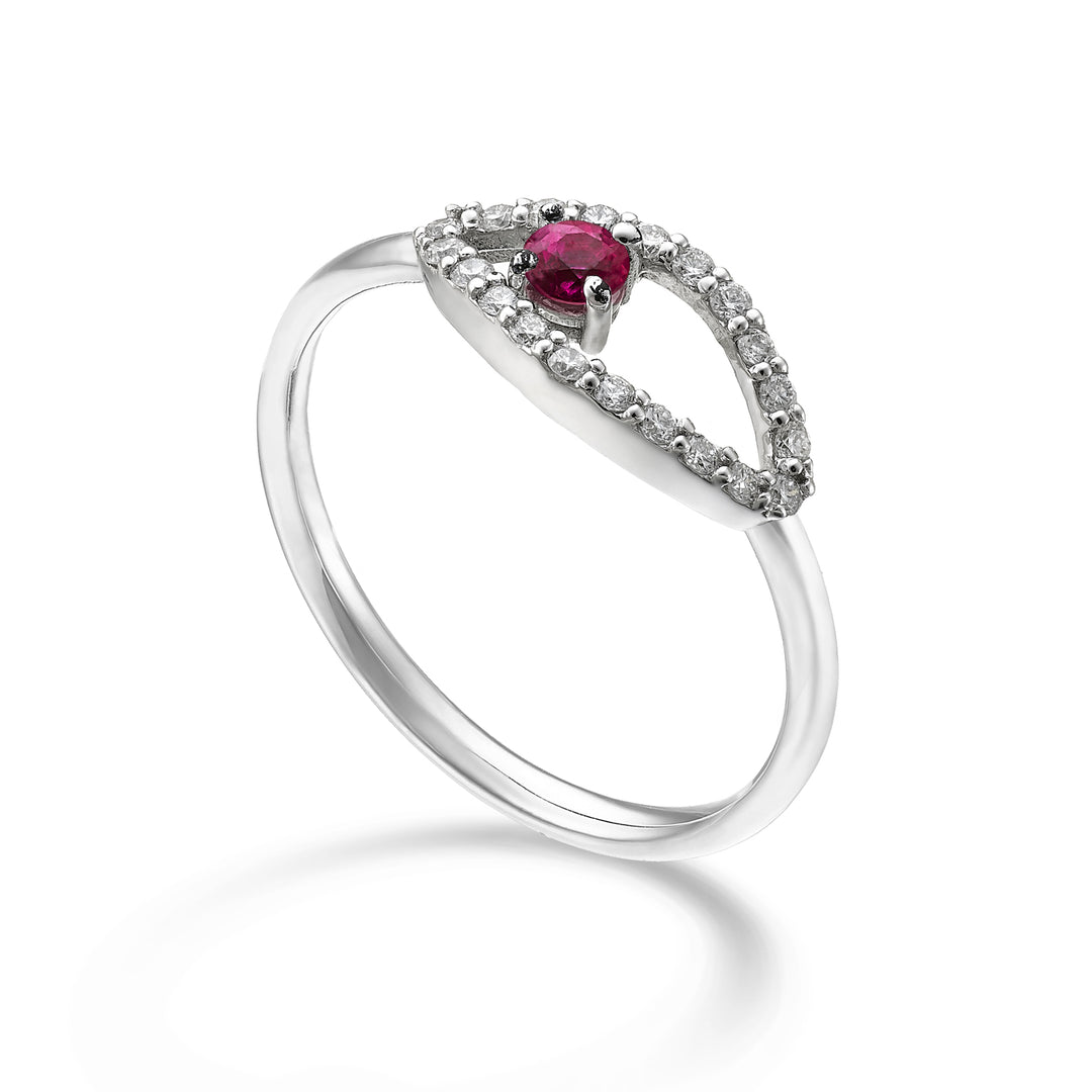 World Diamond Group ein 18-karätiger „Eye“-Rubin. 0,11 ct Durchm. ct.0,15 GA5186O4RBN026