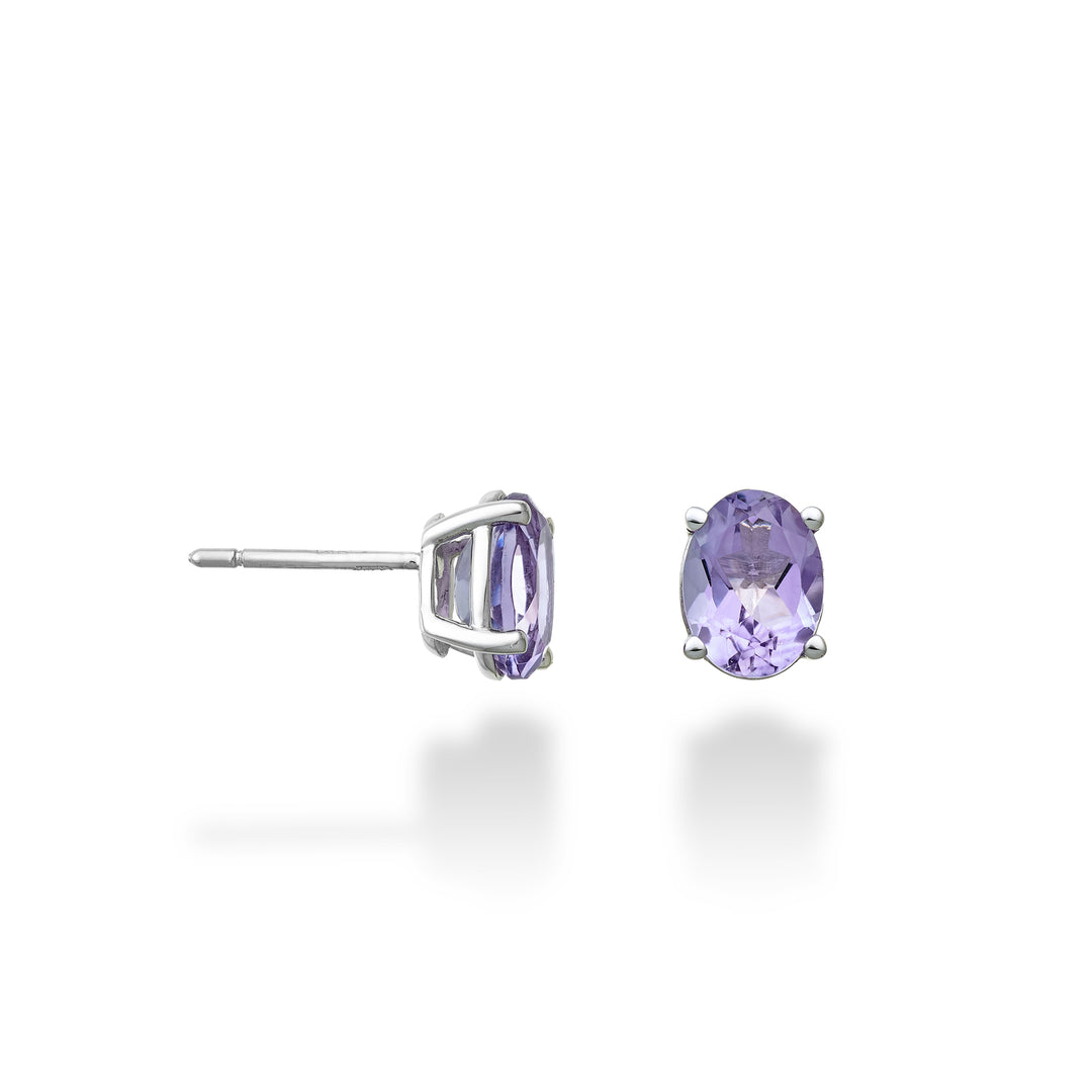 Mikiko oder 18 Karat ovaler Amethyst 8x6 ct.2,20 MO5122O4AMET