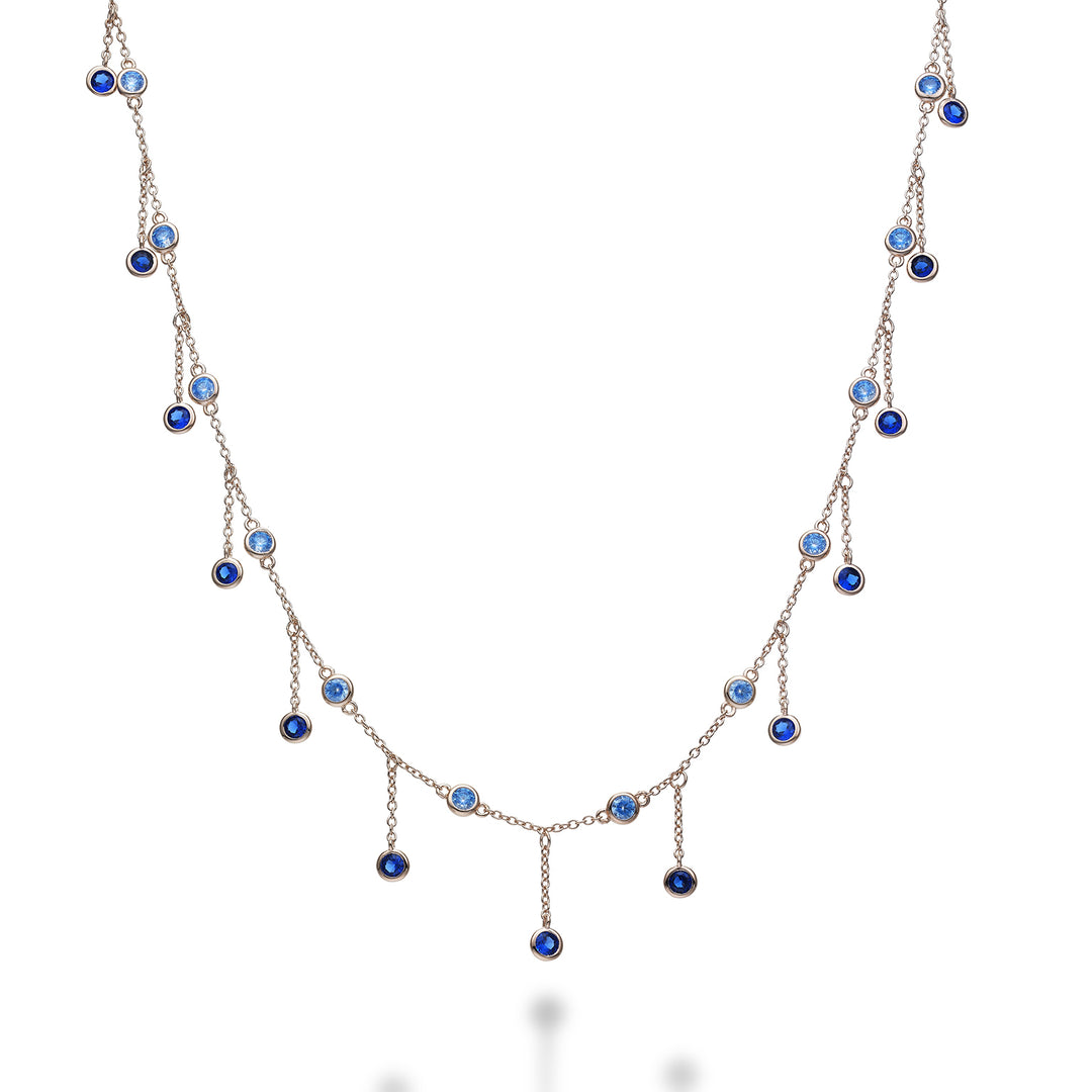 Mikiko cl ag925 gem swarovski ljusblå och blå MD7568A3BLU0000