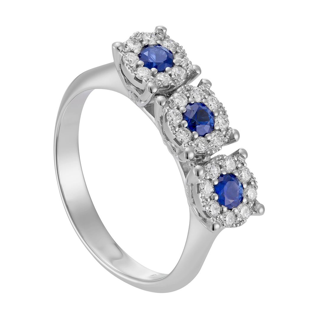 Mikiko ein 18k Saphir n. ct.0,42 Durchm. 0,28 ct MAGICETR01DIZBO4