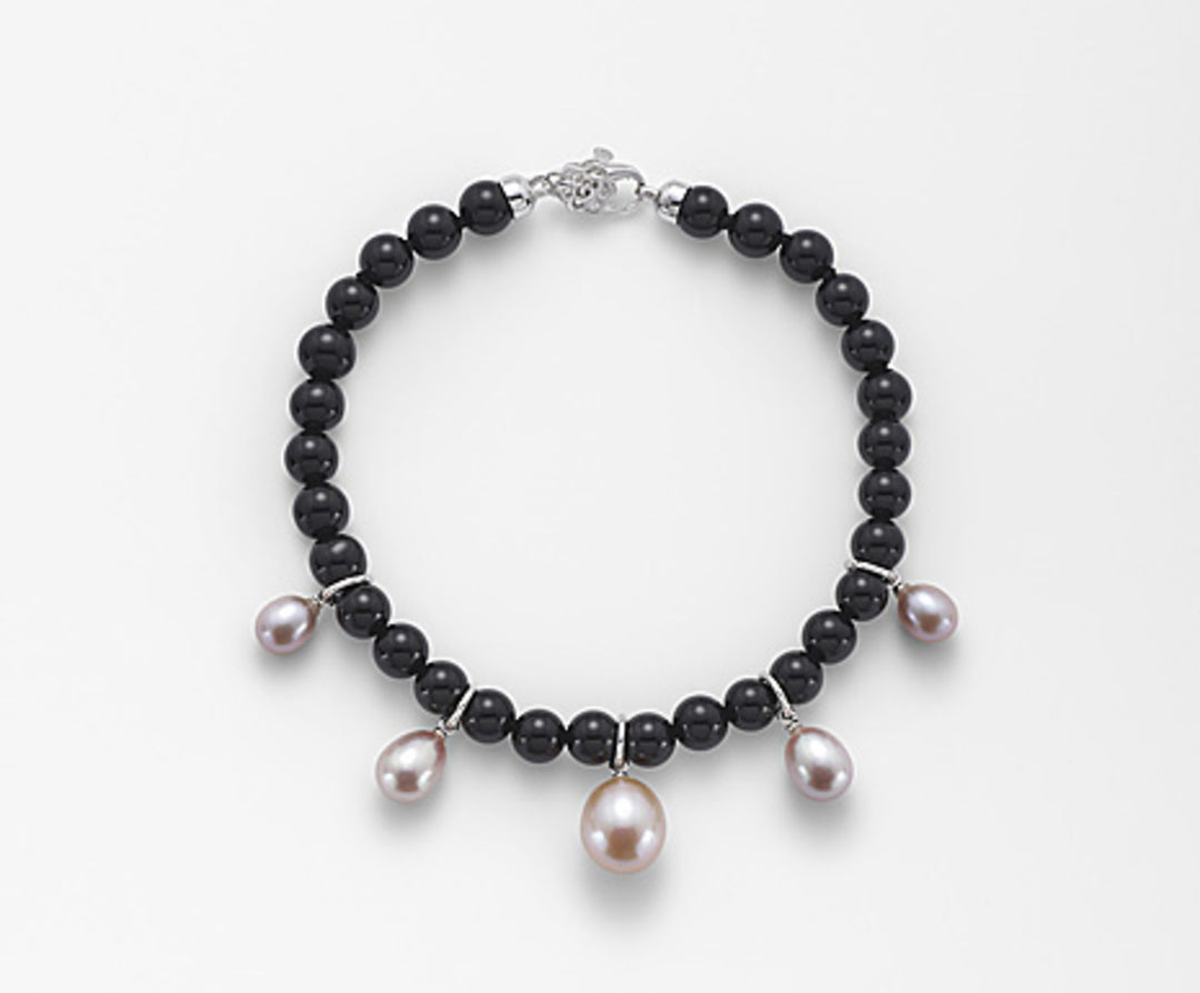Mikiko br ag925 fw mu drop 5,5/6 6,5/7 8/8,5 onyx agglomerat 6mm MB7372A4ONICE00