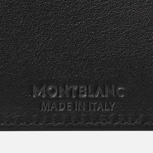 Montblanc -portefølje 4 rum med portamonete meisterstück udvælgelse blød sort 131247