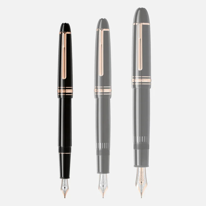 Montblanc Meisterstück Rotgold beschichteter Füllfederhalter 132485