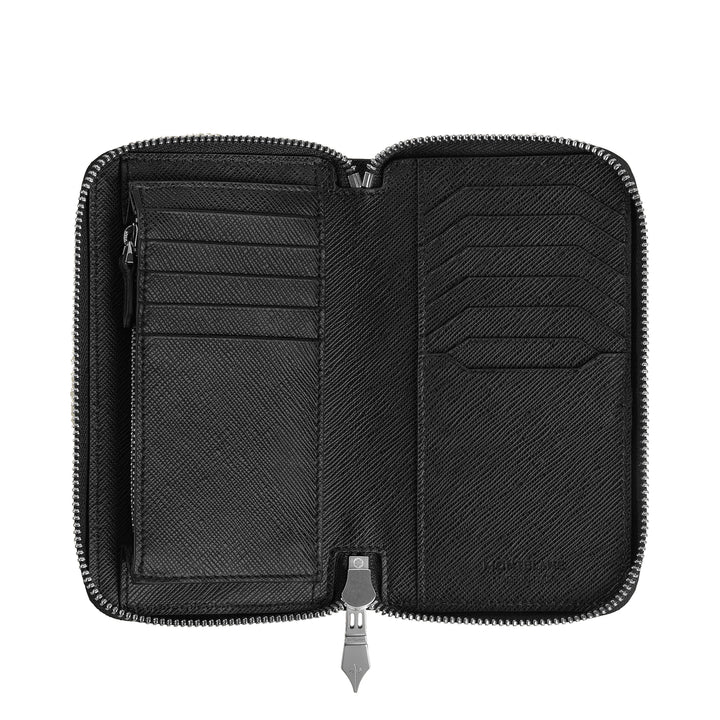 Montblanc pung 12 rum med lynlås medium Sartorial sort 220361