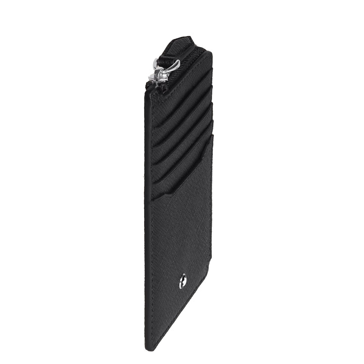 Montblanc kortholder 7 lommer med lynlås Sartorial læder sort 223121
