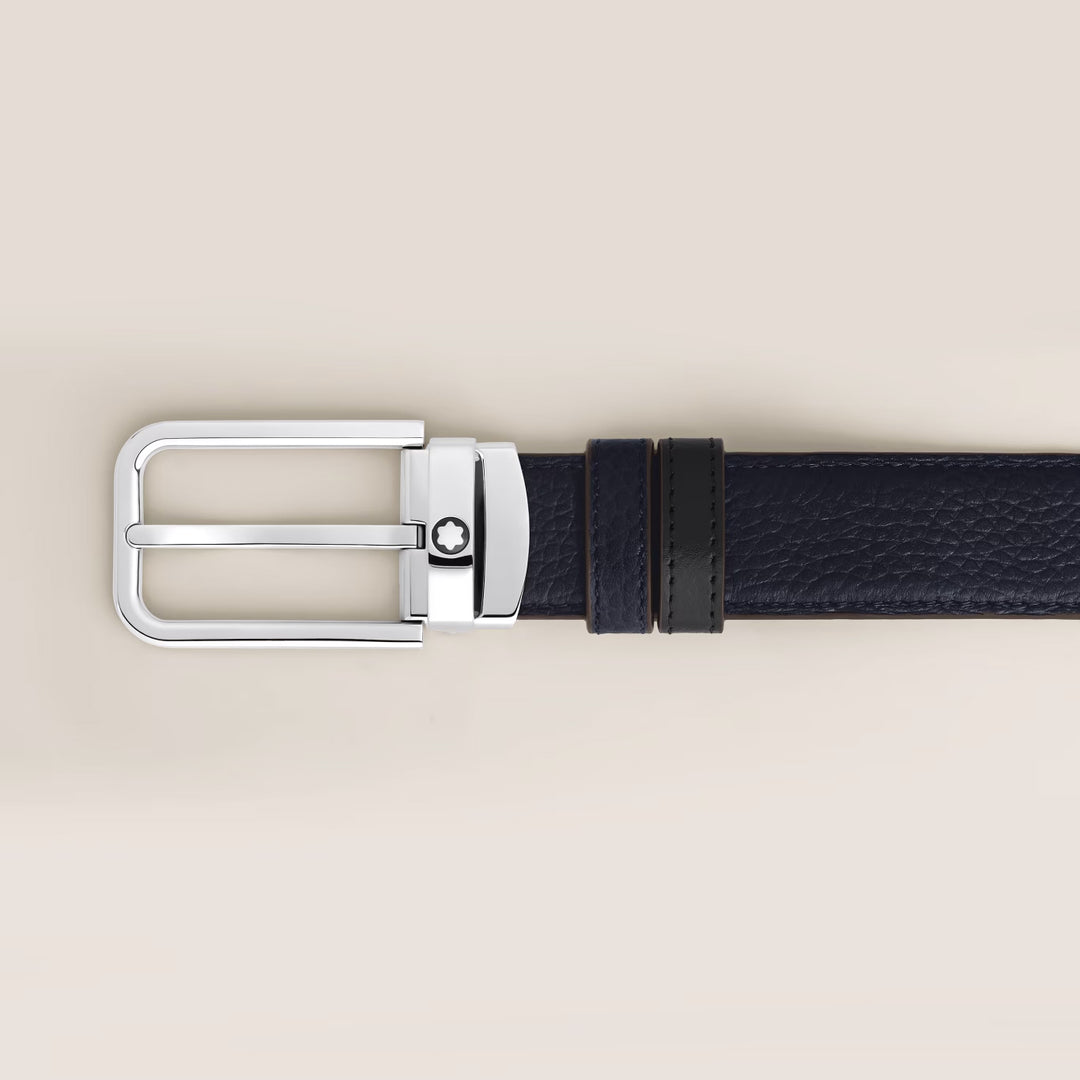 Montblanc vendbart bælte Meisterstück sartorial læder 30 mm 223411