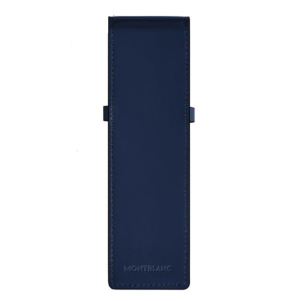 Montblanc case for 2 writing instruments Envelope blue ink 221366