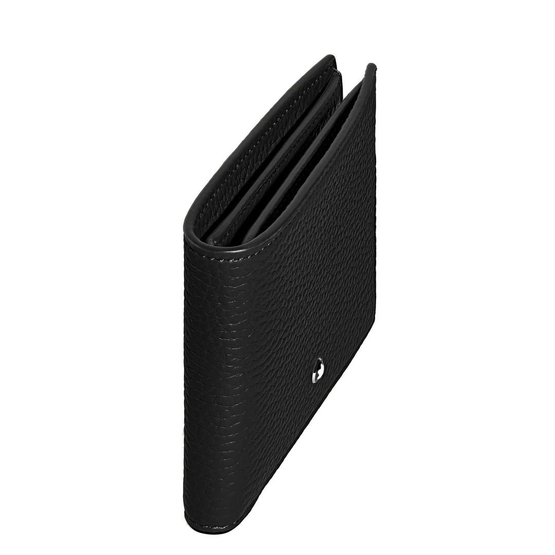 Montblanc wallet with coin purse 4 compartments black 220217