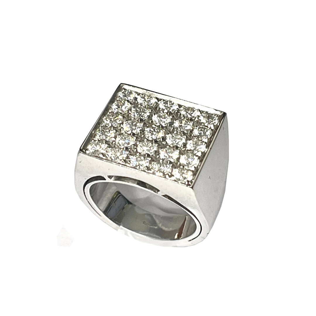 Capedaglia Chevalier Gold Fliser White 18kt Diamonds 0575A